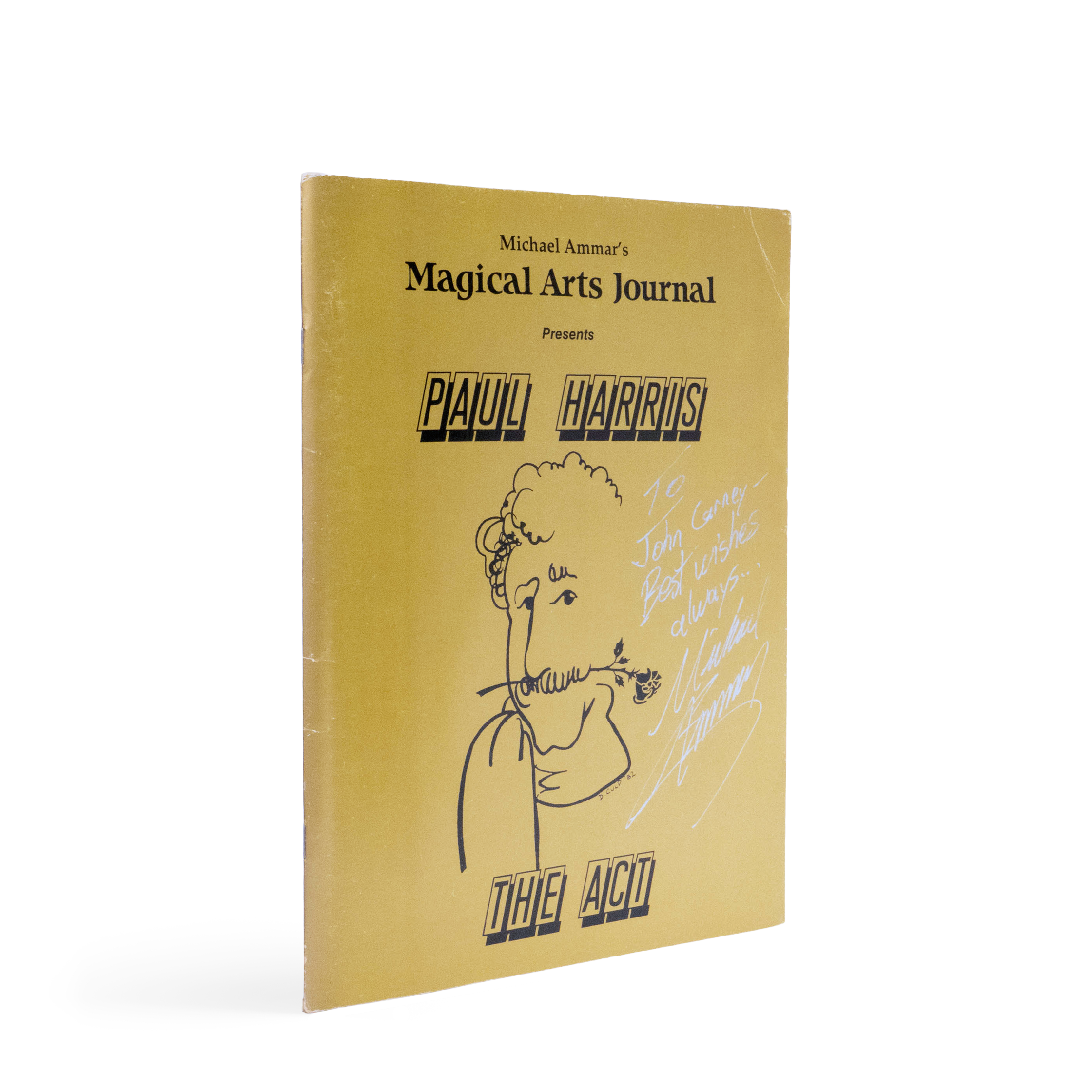 Magical Arts Journal Presents Paul Harris The Act - Michael Ammar & Paul Harris